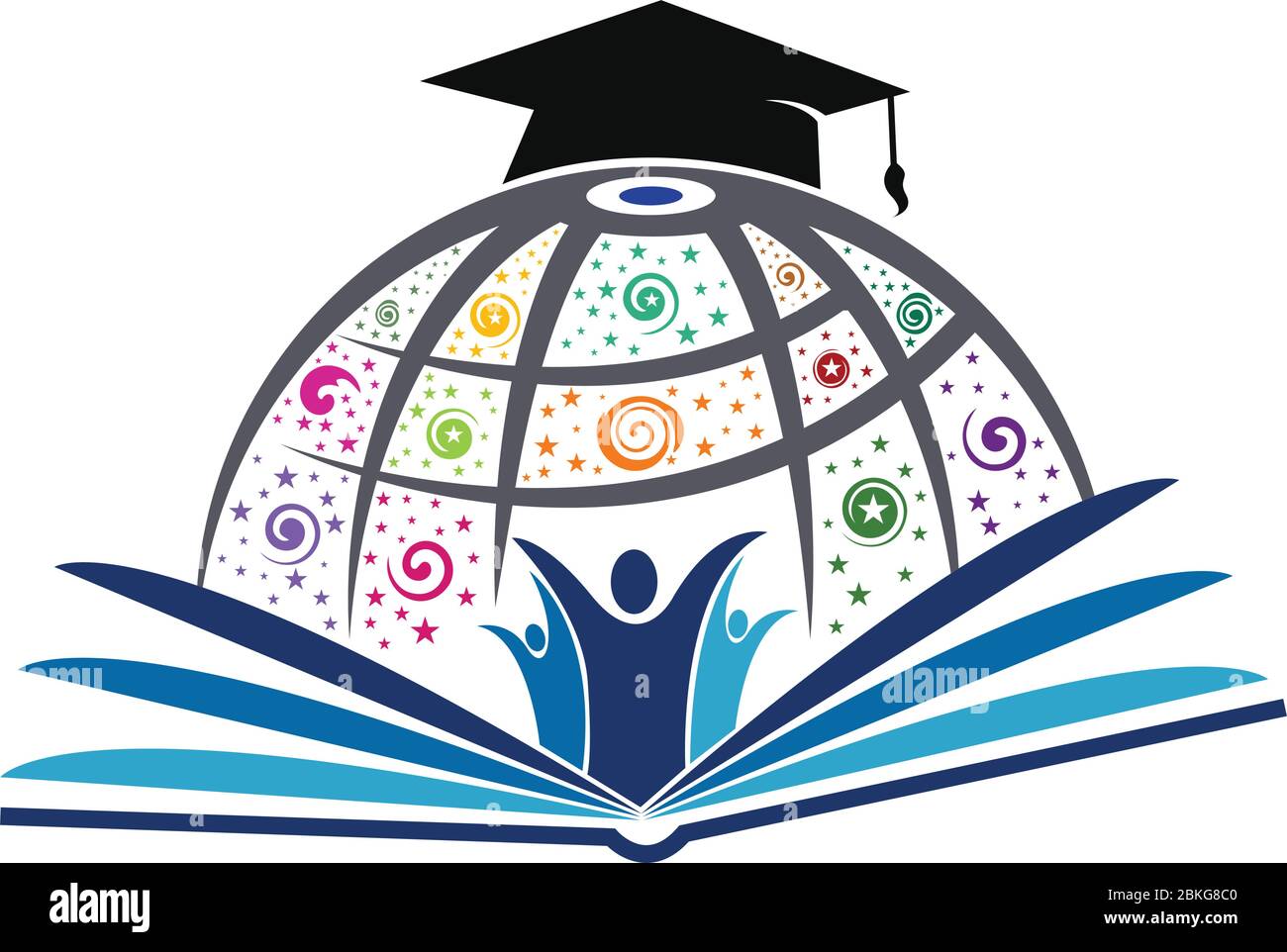 education logo Stock Vector