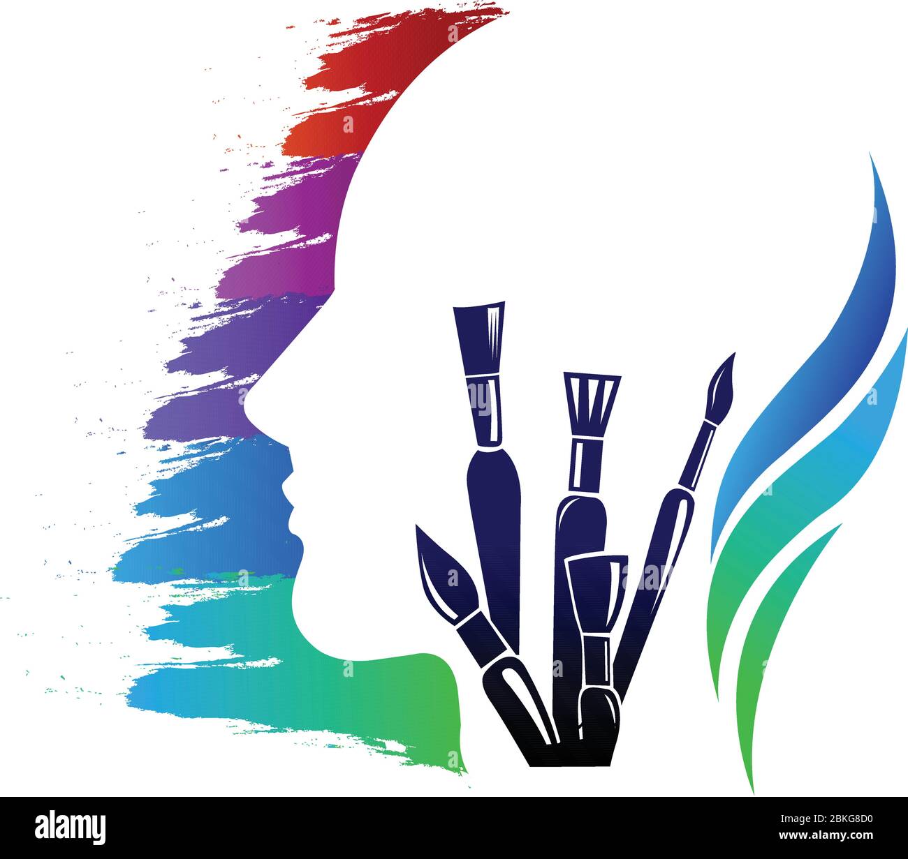 head art think logo Stock Vector Image & Art Alamy