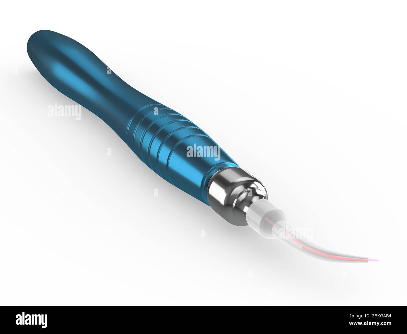 3d render of dental diode laser over white background. The concept of using  laser therapy in the treatment of gums Stock Photo - Alamy