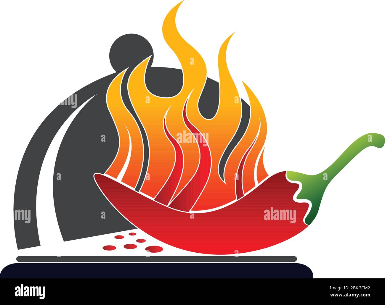 fast food logo Stock Vector