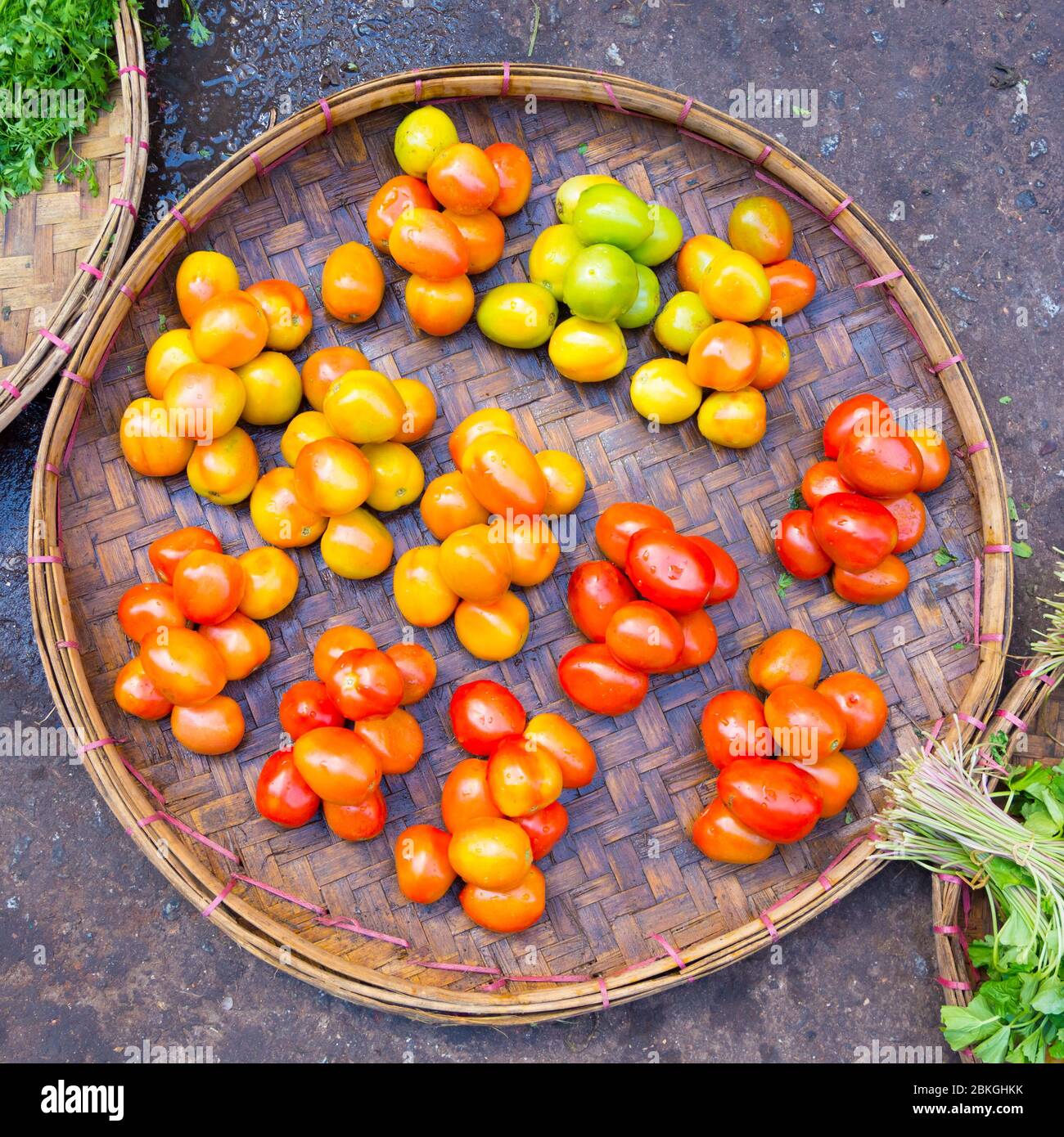 Asian market basket hires stock photography and images Alamy