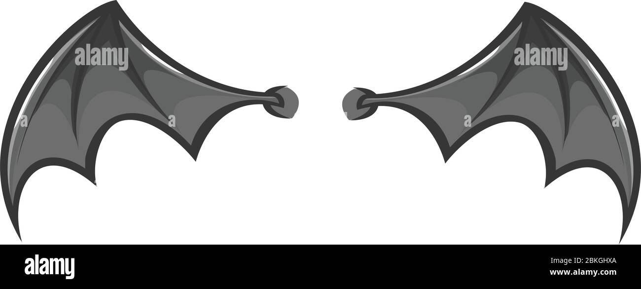 Cartoon Bat Wings
