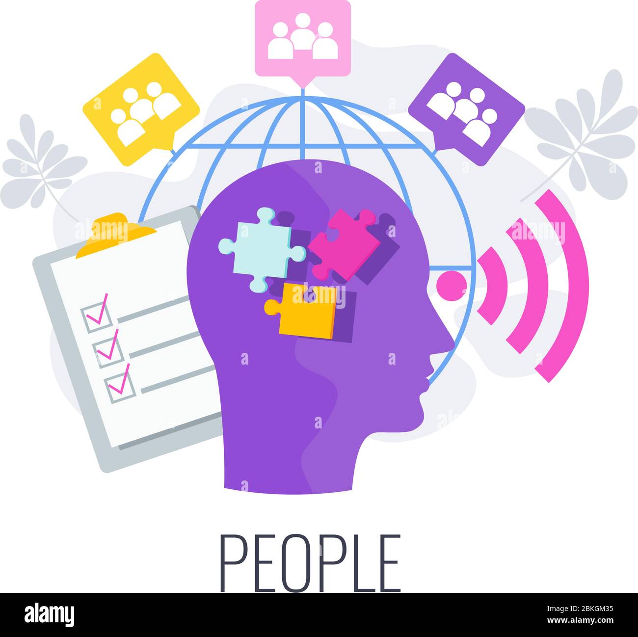 People infographics pictogram. Seven 7 PS marketing mix Stock Vector Image  & Art - Alamy