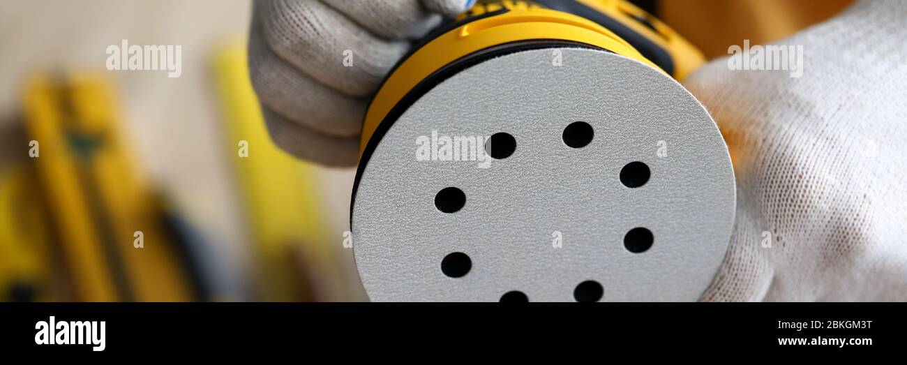 Surface sander machine, construction equipment Stock Photo Alamy