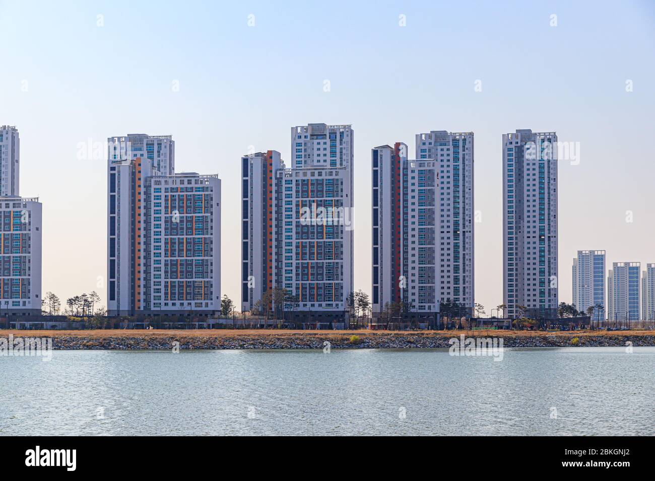 Incheon Songdo, Korea, April 18, 2020 Incheon Songdo International