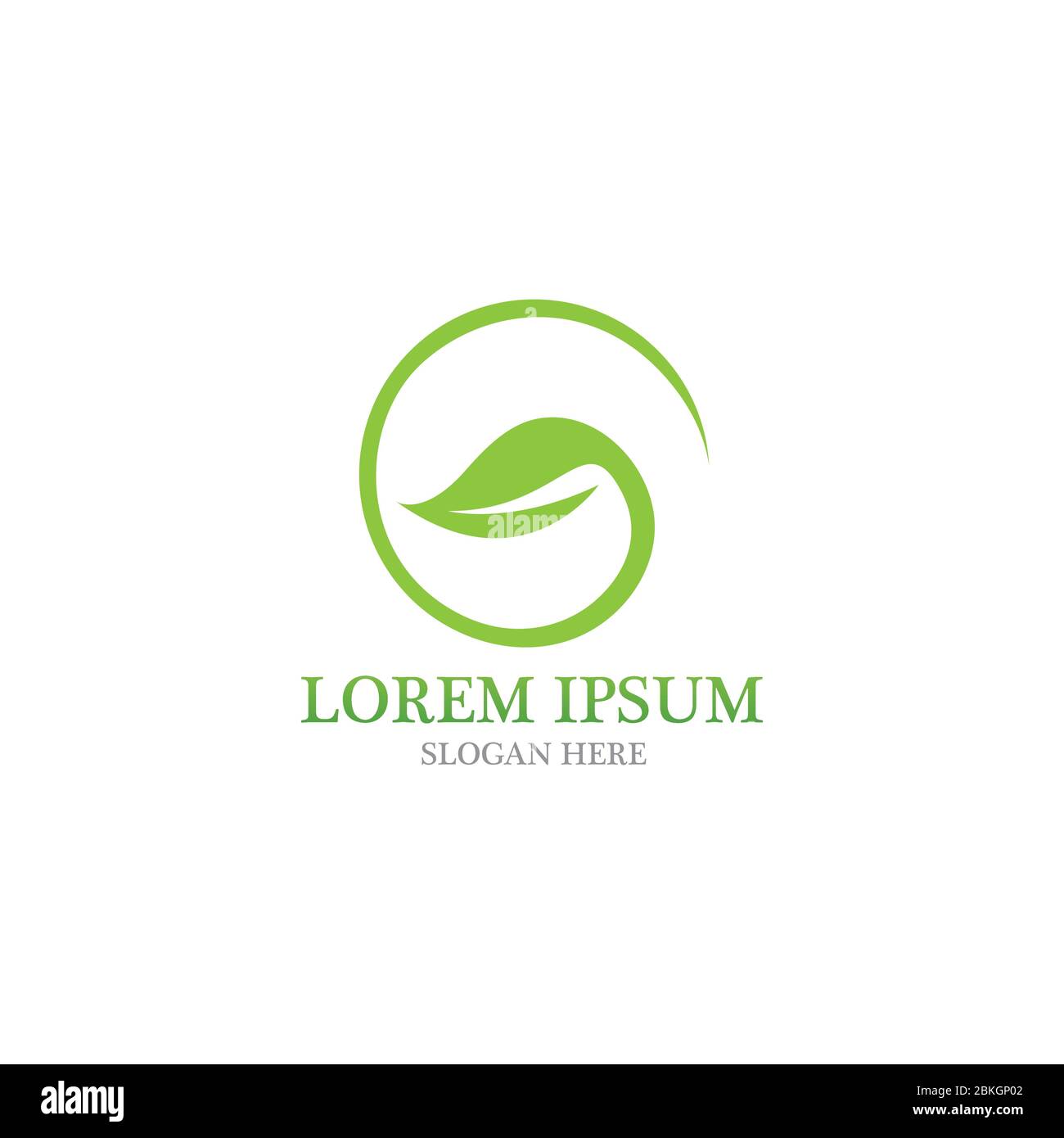 Leaf nature logo and symbol vector Stock Vector Image & Art - Alamy