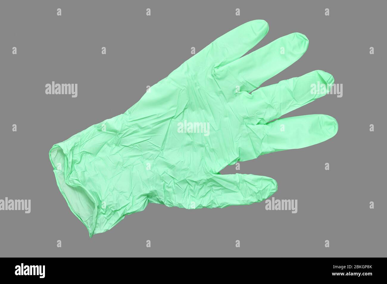 Glove, Cut, Symbol Photo coronavirus crisis  /  Schutzhandschuh, Freisteller, Symbolfoto Coronavirus-Krise Stock Photo