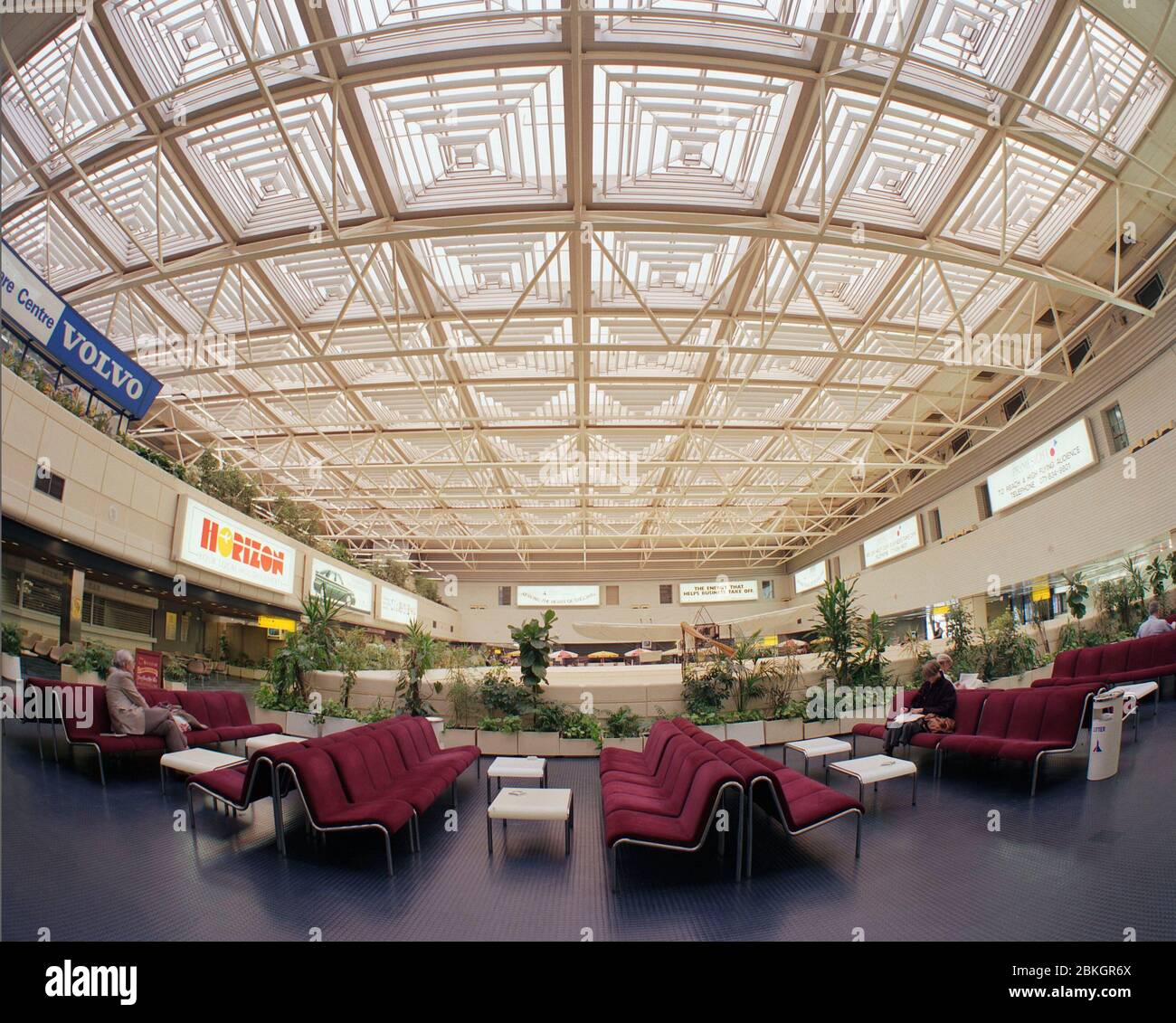 1991, then brand new terminal building, Birmingham Airport, West
