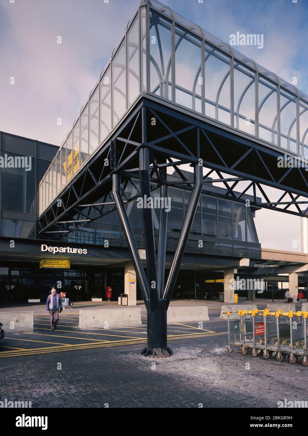 1991, then brand new terminal building, Birmingham Airport, West