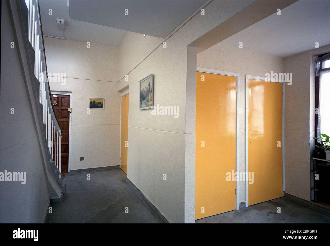 1991, Local authority housing estate, Havering, East London Stock Photo