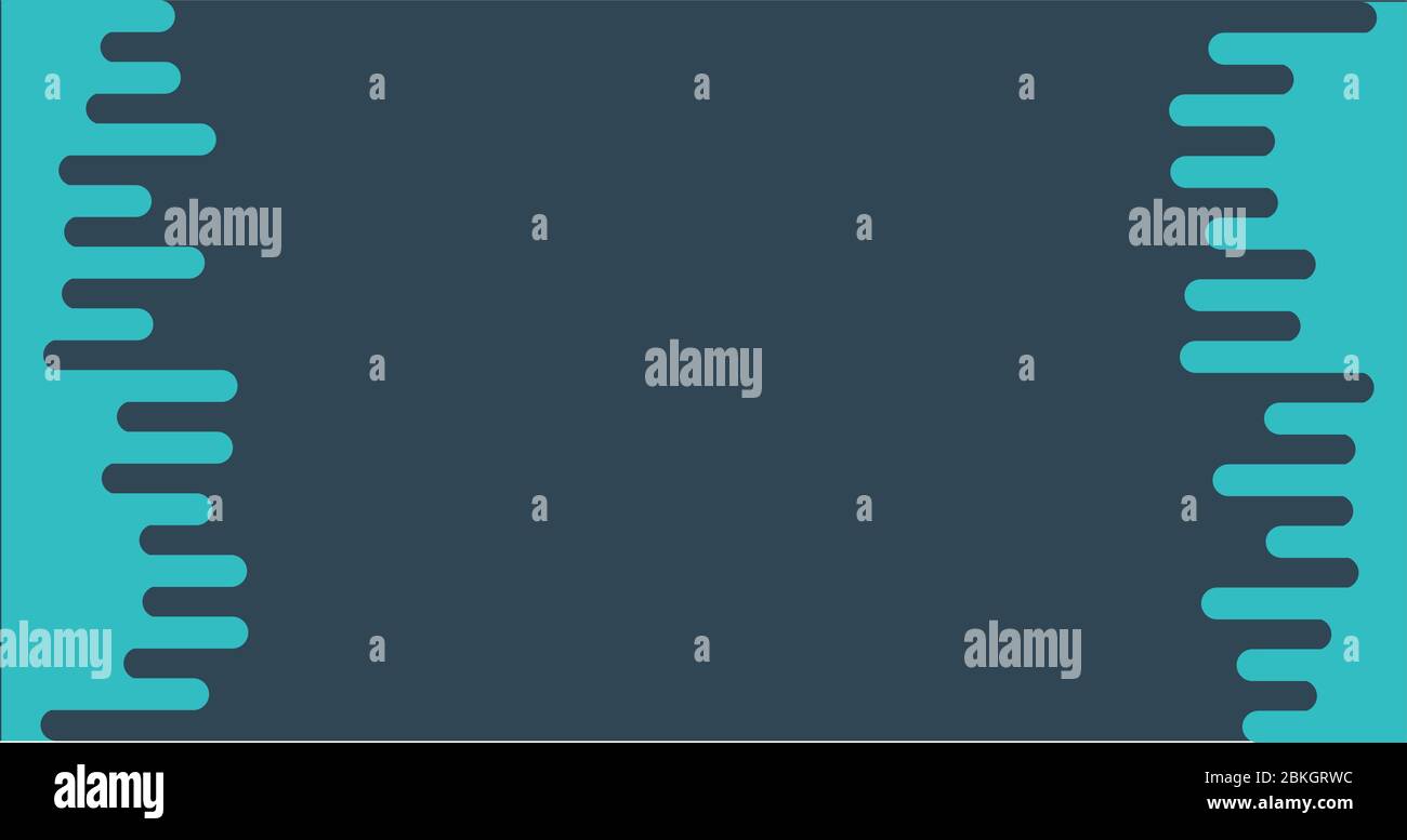 Abstract blue Rounded Lines Halftone Transition. Watefall smooth ...