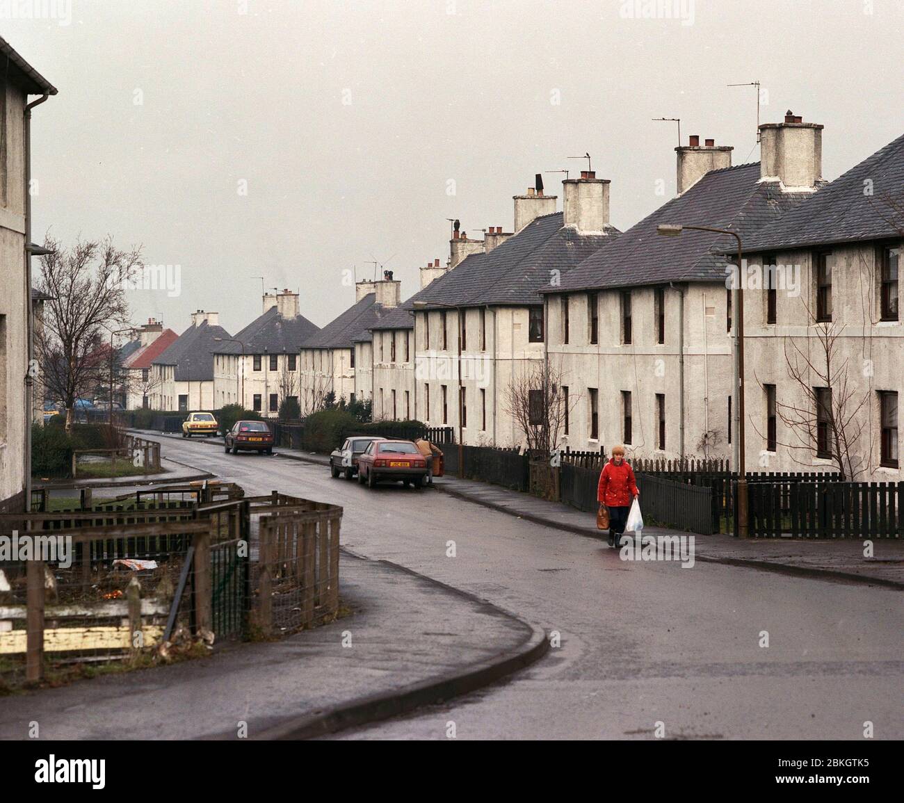 Local Authority Housing Estate Tranent Edinburgh Central Scotland In local-authority-housing-estate-tranent-edinburgh-central-scotland-in