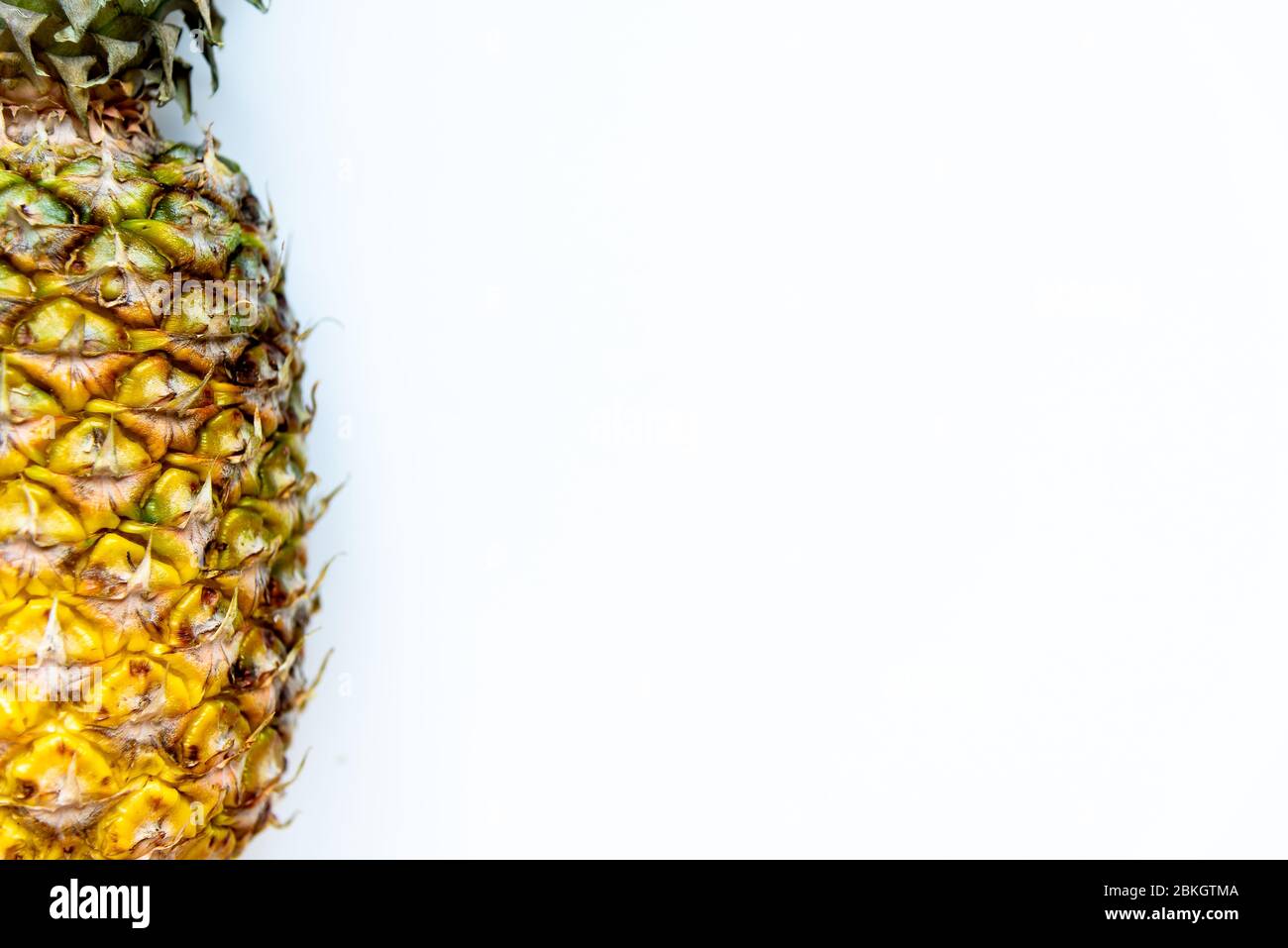 Pineapple Close Up Stock Photo