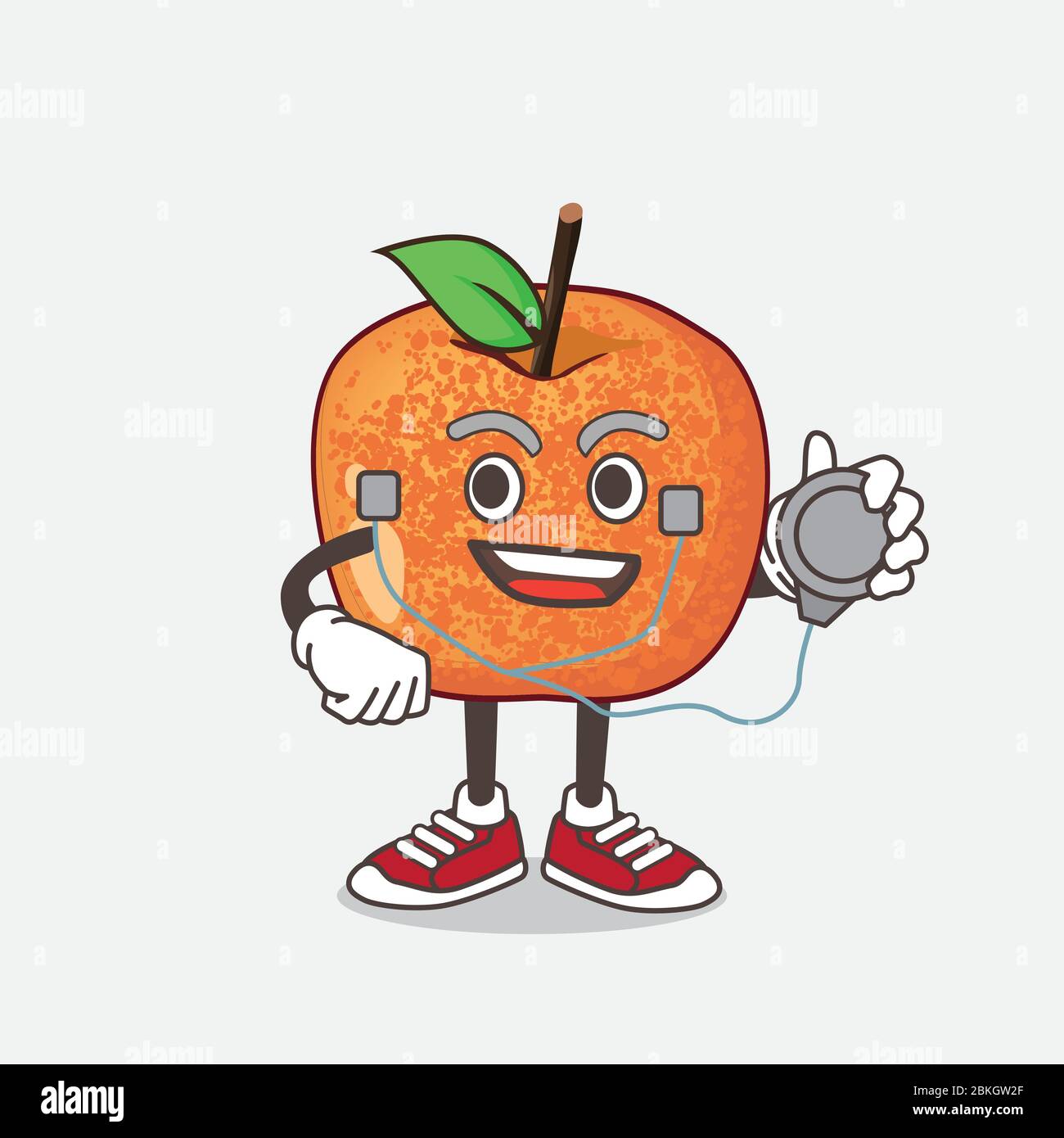 Dinosaur Eggs Pluots Fruit Mascot Character Vector Illustration Stock Vector