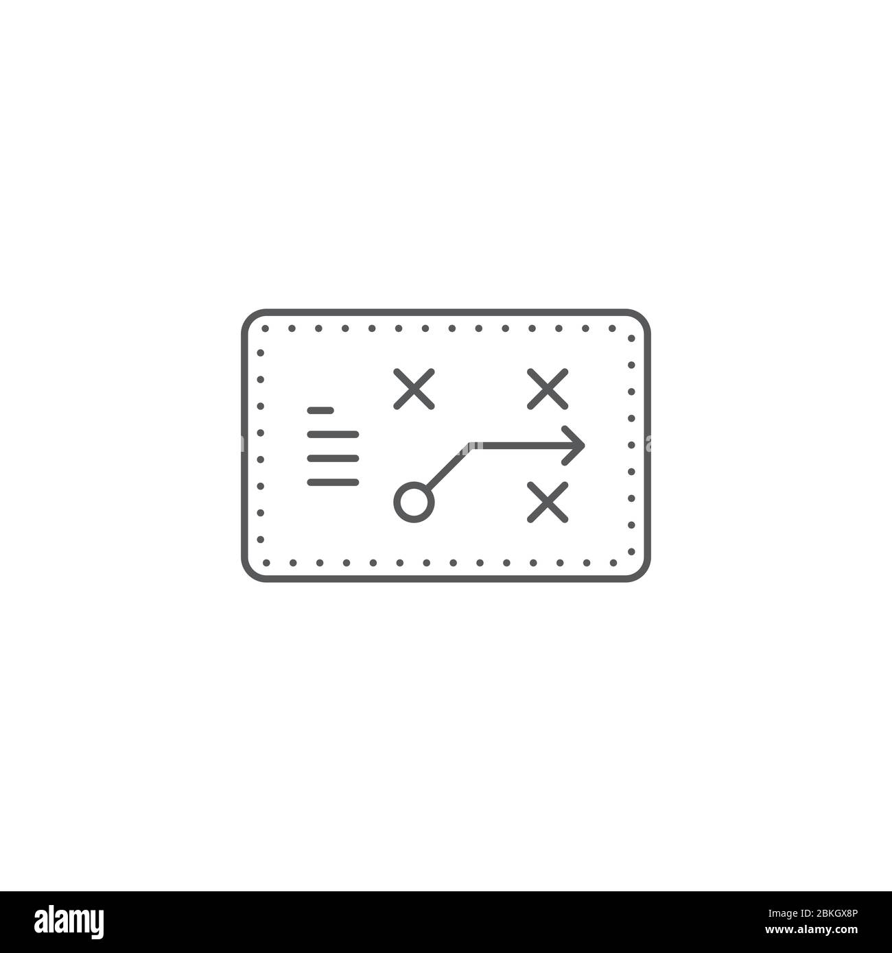 Strategy clipboard vector icon symbol strategy isolated on white ...