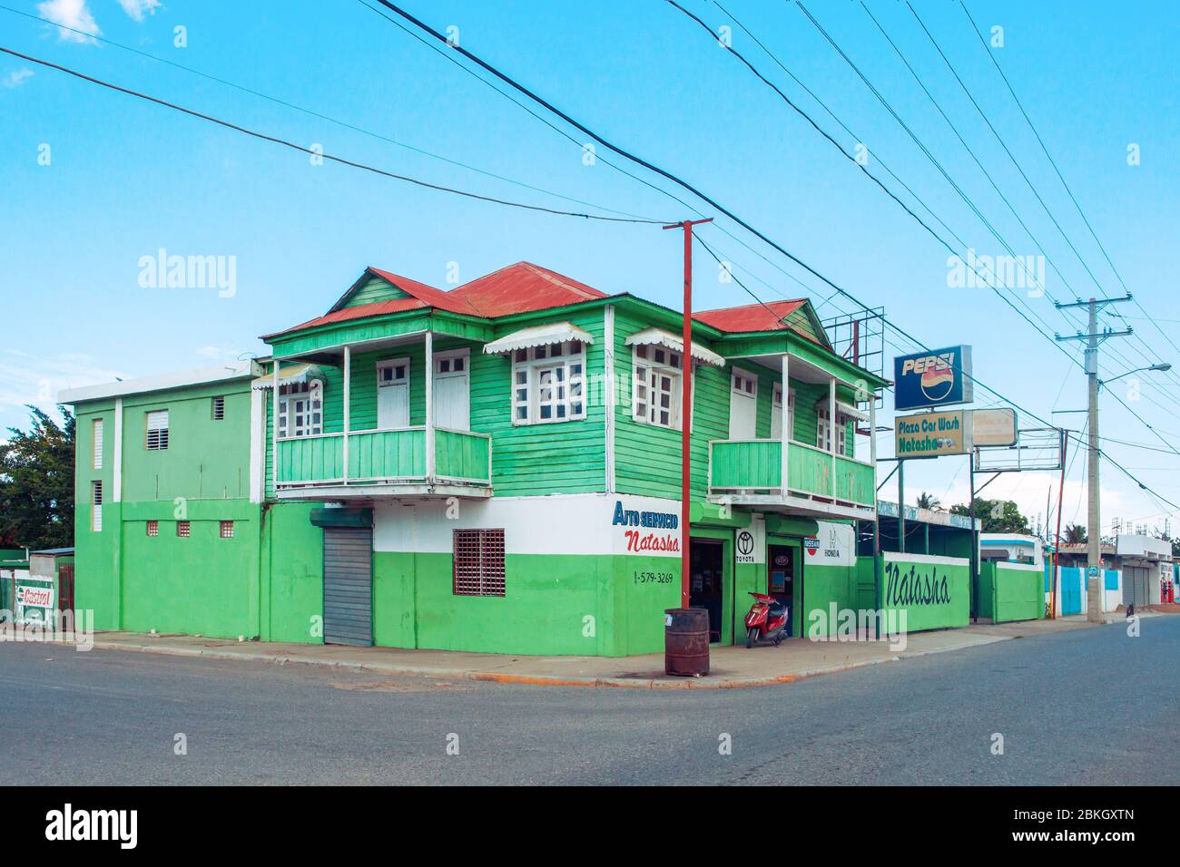 04.10.2013 Monte Cristi Dominican Republic. Architecture, traditional