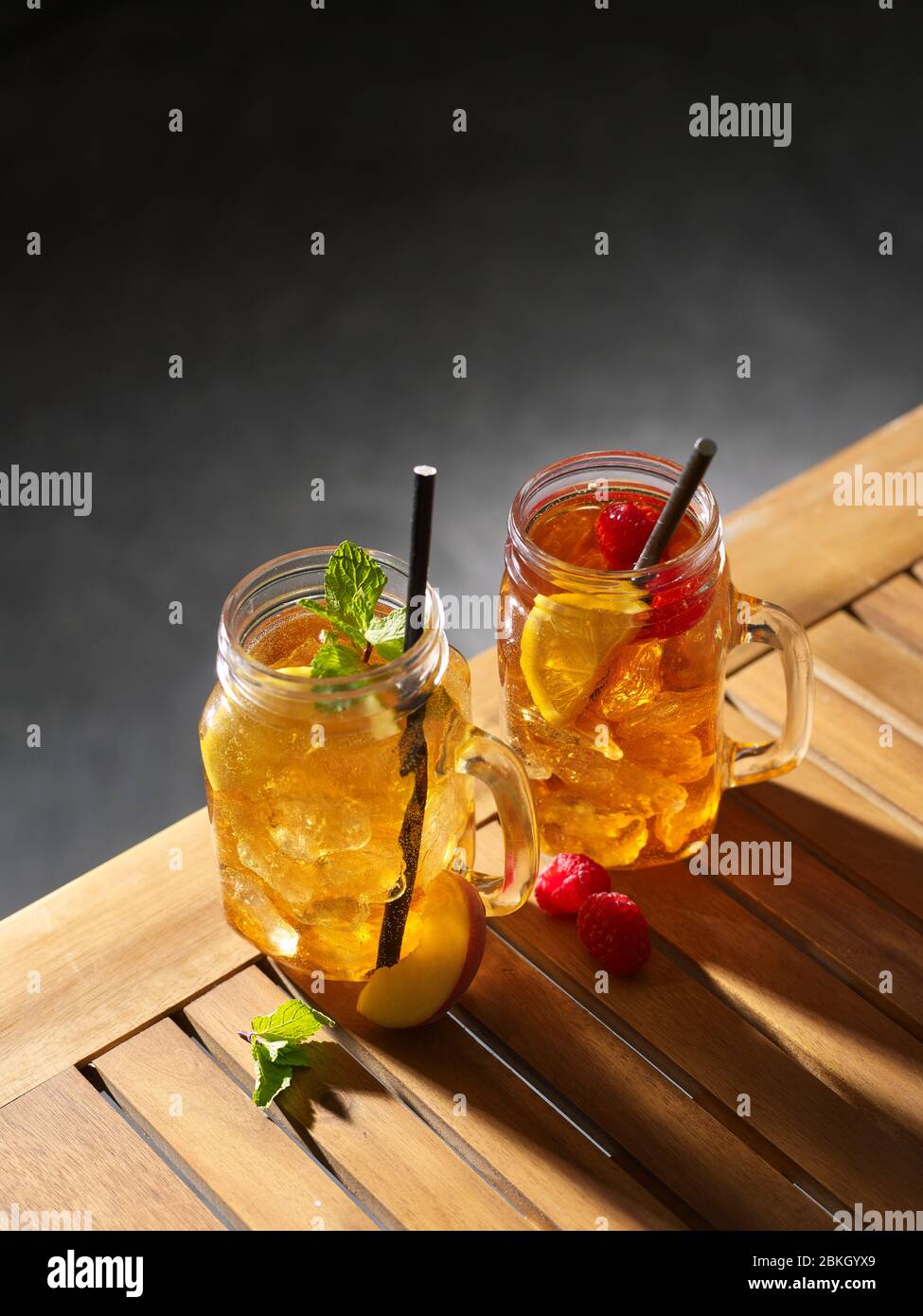 Summer Iced teas Stock Photo