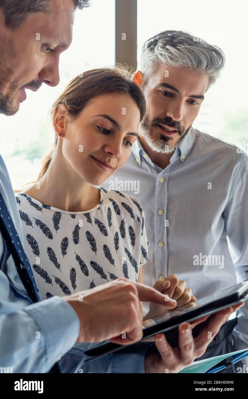 Business people working in office Stock Photo
