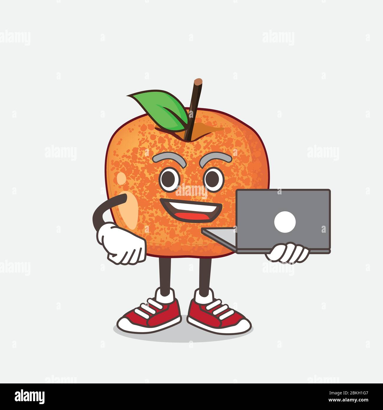 Dinosaur Eggs Pluots Fruit Mascot Character Vector Illustration Stock Vector