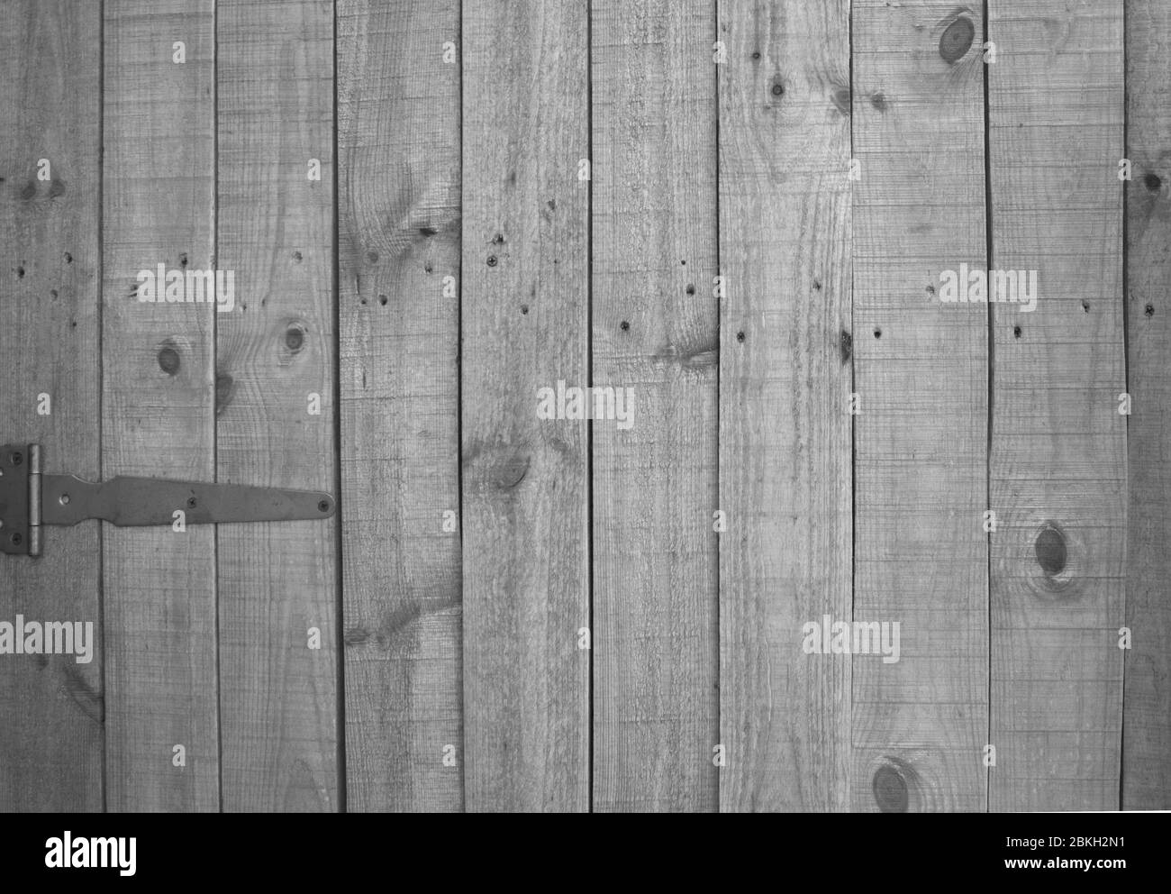Grey wooden texture in viilage fence. Horizontal Stock Photo