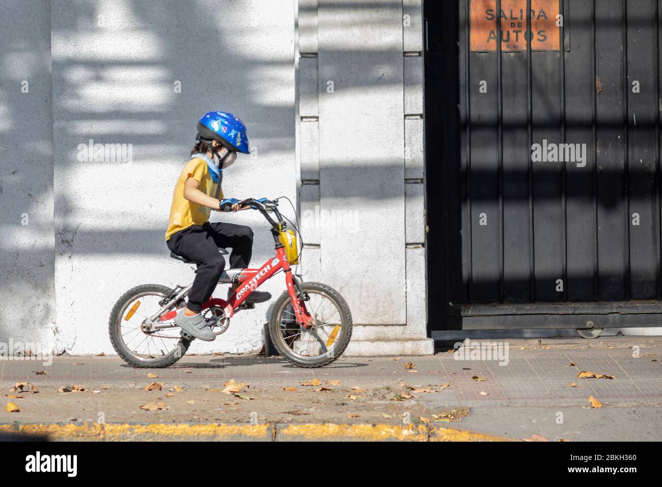 Biker with mask hi-res stock photography and images - Alamy