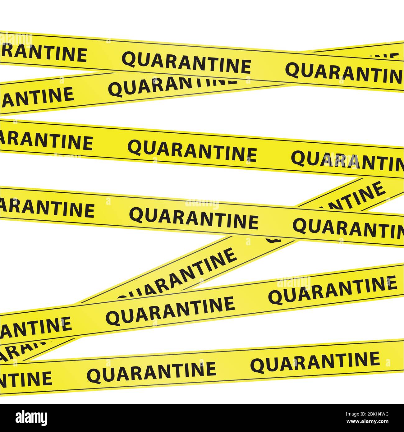 Yellow warning tape strips with the text 