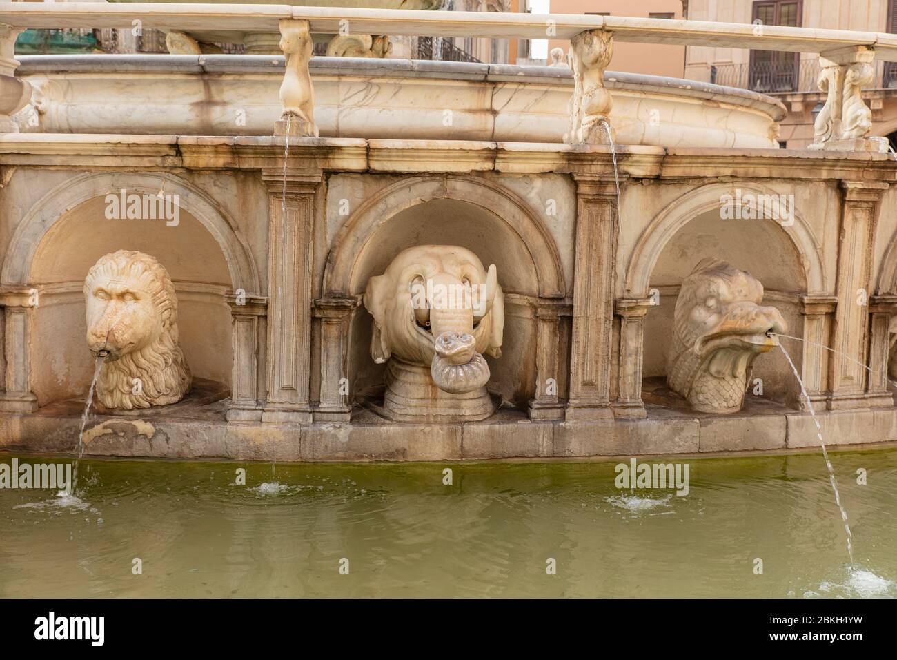 Fountain in Palermo Sicily Stock Photo - Alamy