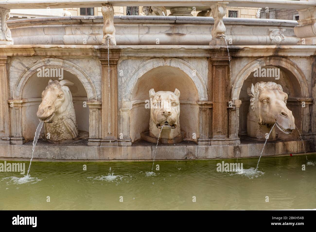 Fountains in Sicily Stock Photo Alamy