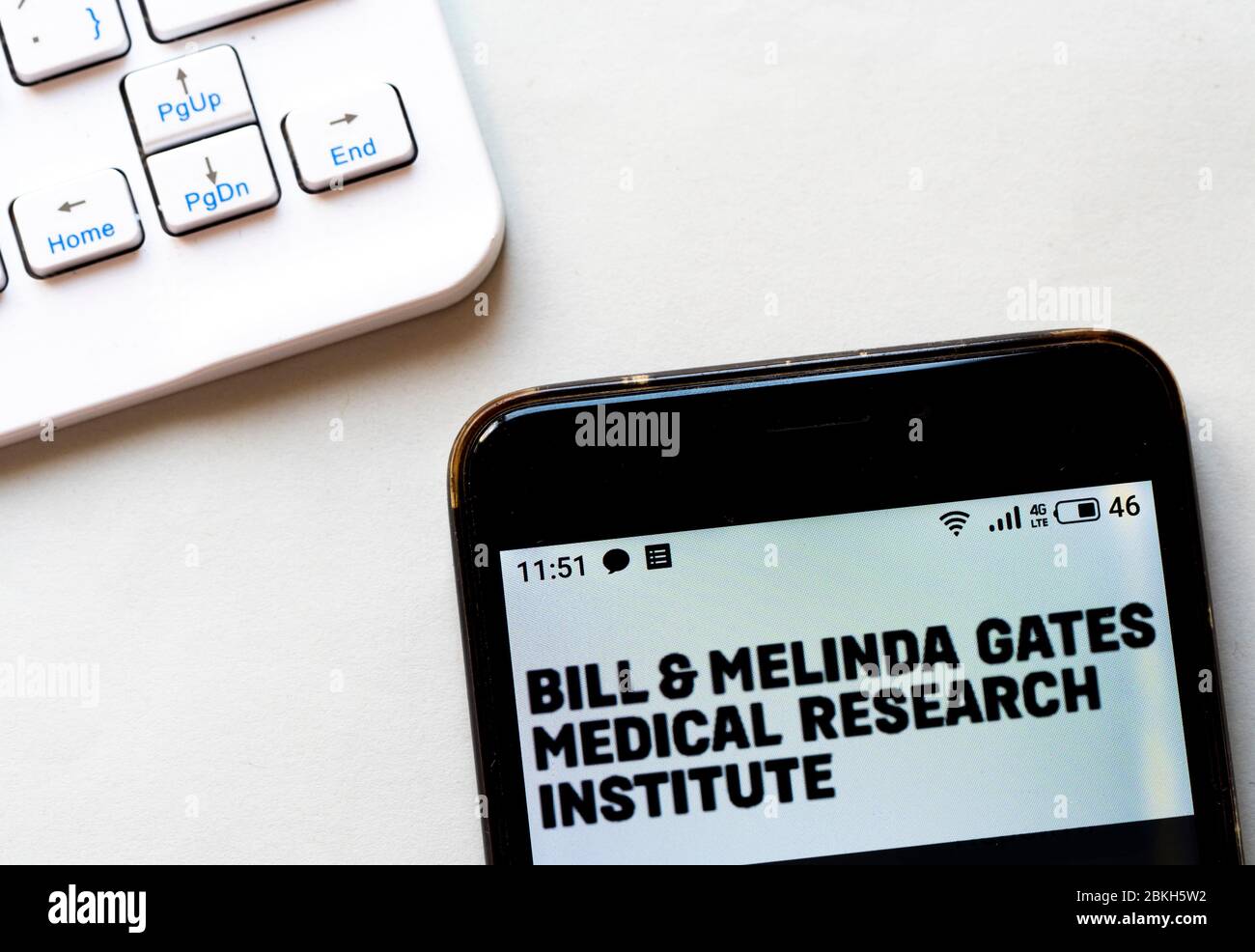In this photo illustration Bill & Melinda Gates Medical Research