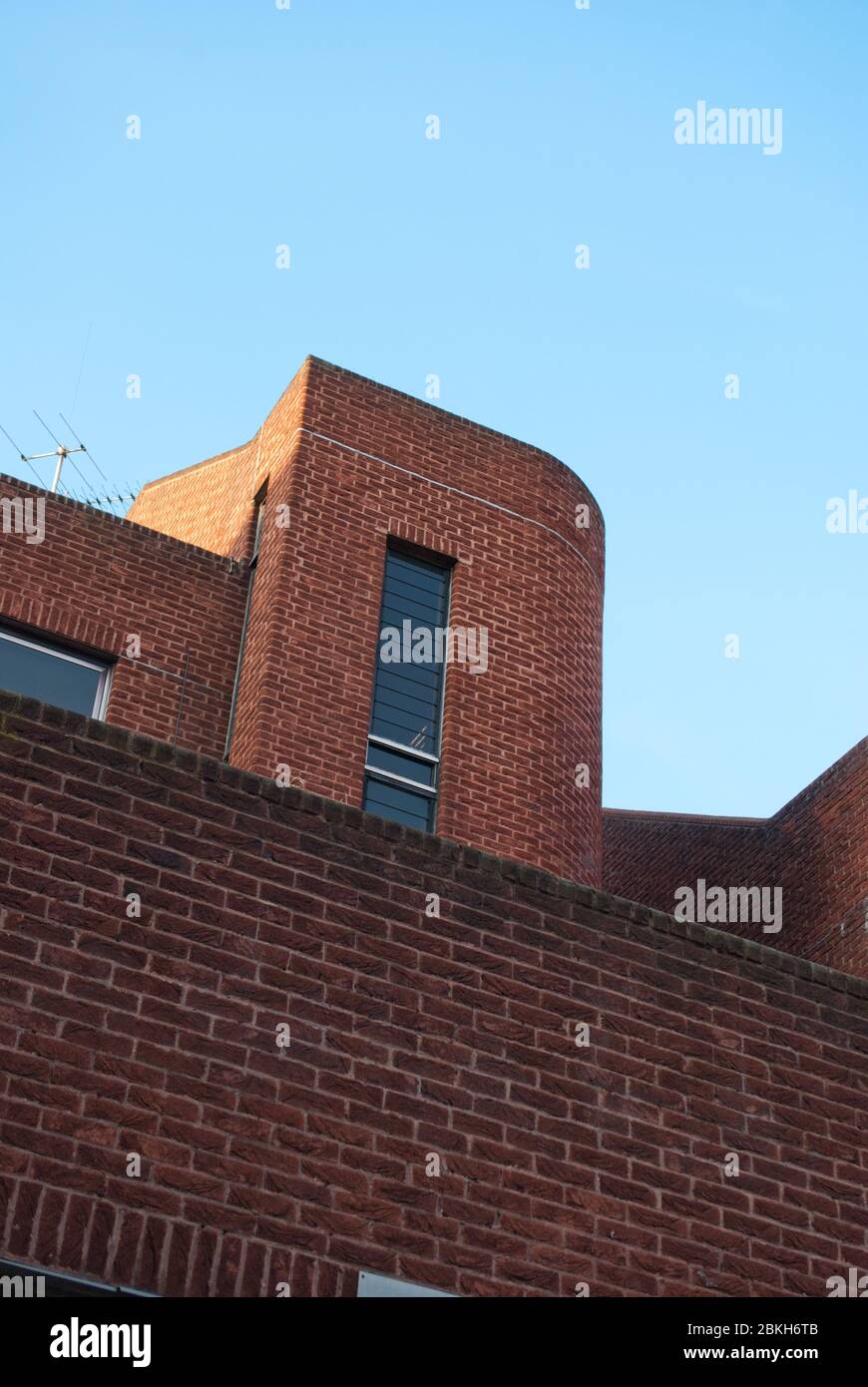 Red Brick Curved Corners Architectural Detail Marks & Spencer TK Maxx