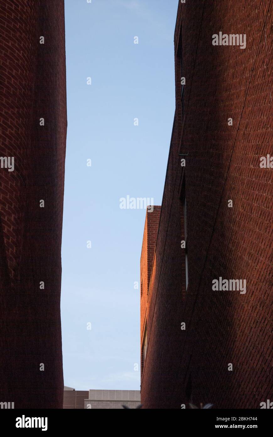 Red Brick Curved Corners Architectural Detail Marks & Spencer TK Maxx