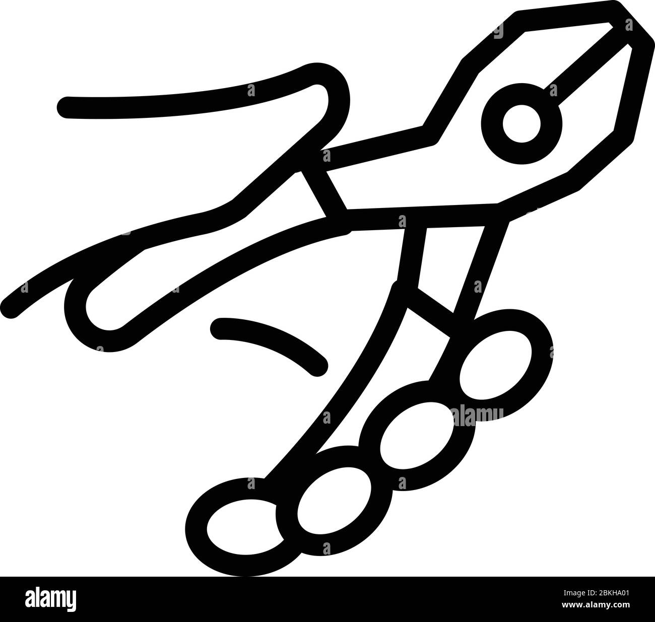 Wire cutting pliers Black and White Stock Photos & Images Alamy