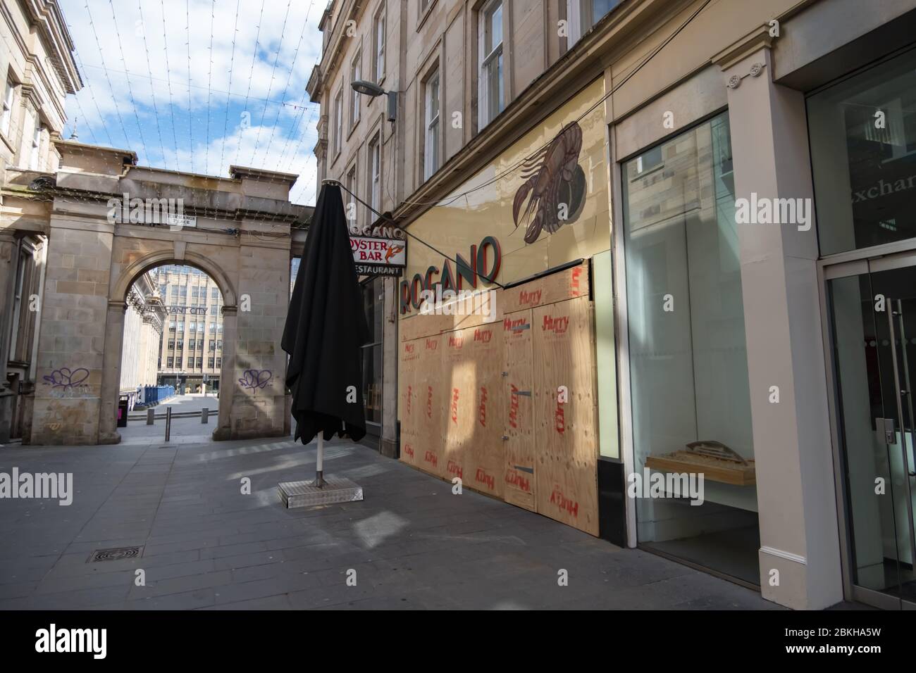 Rogano glasgow boarded up hires stock photography and images Alamy