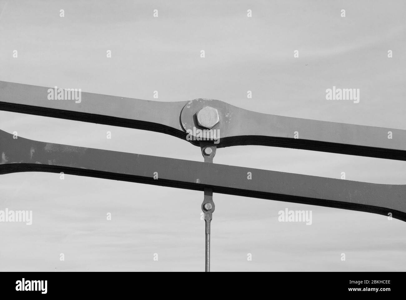 Suspension Bridge Victorian Architecture Engineering Green Gold