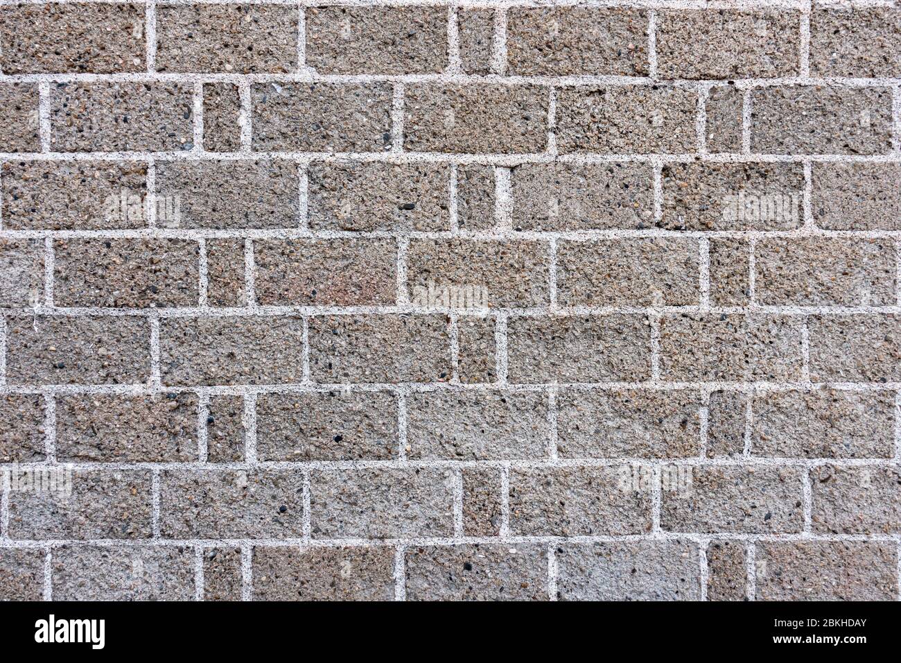 Old gray brick wall background Stock Photo