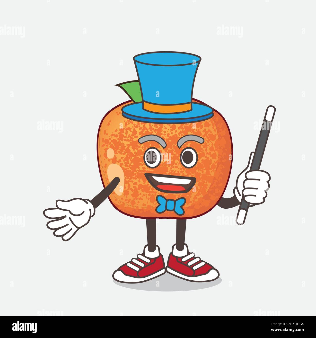 Dinosaur Eggs Pluots Fruit Mascot Character Vector Illustration Stock Vector