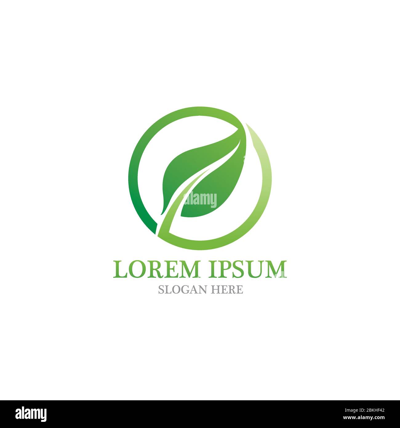 Leaf nature logo and symbol vector Stock Vector Image & Art - Alamy