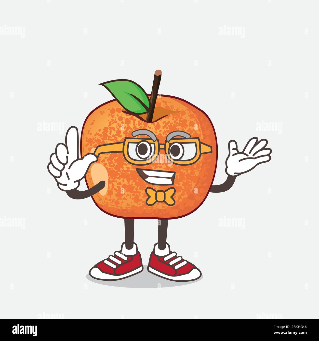 Dinosaur Eggs Pluots Fruit Mascot Character Vector Illustration Stock Vector