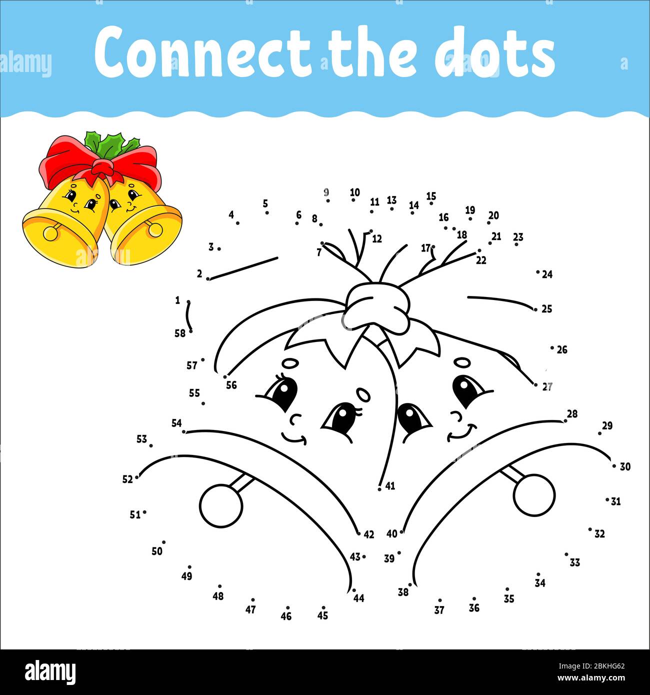 Dot to dot game. Draw a line. Christmas bells with holly leaves and bow. For kids. Activity worksheet. Coloring book. With answer. Cartoon character Stock Vector Image & Art - Alamy dot-to-dot-game-draw-a-line-christmas-bells-with-holly-leaves-and-bow-for-kids-activity-worksheet-coloring-book-with-answer-cartoon-character-stock-vector-image-art-alamy