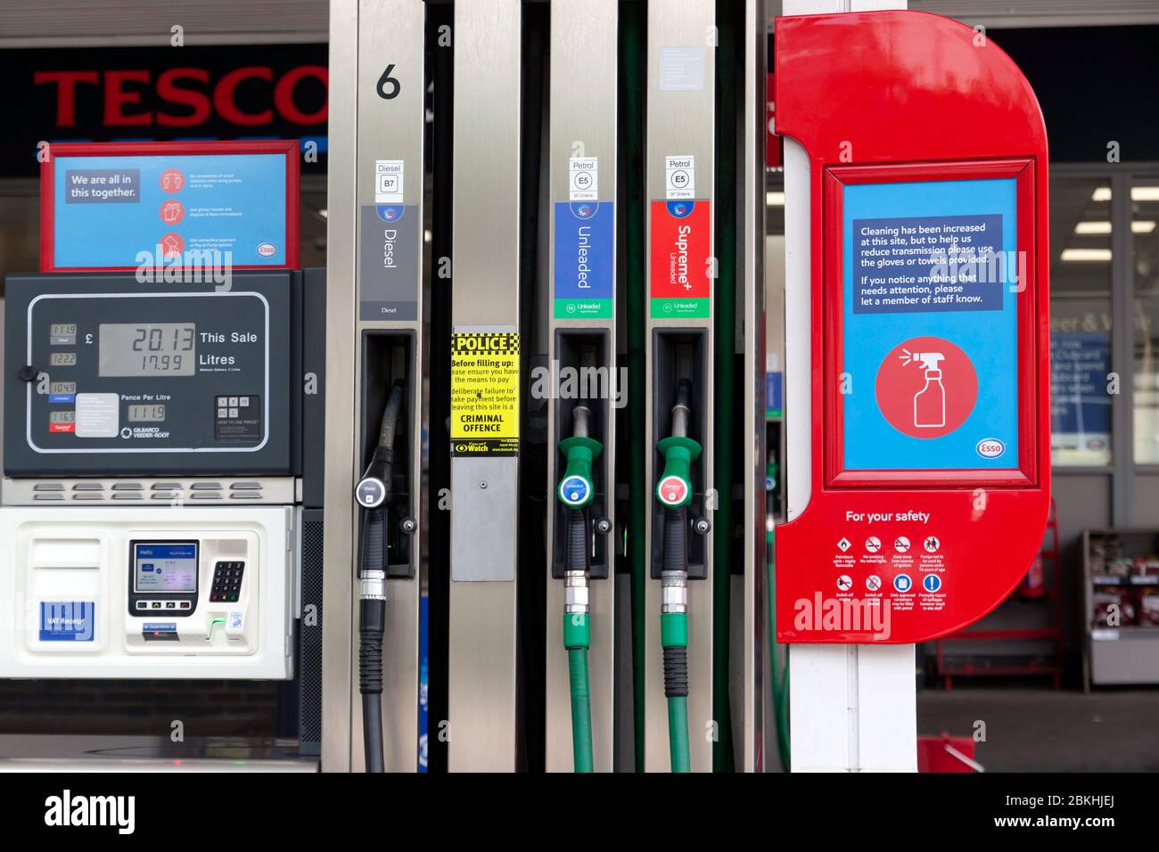 Safety Notice asking people to avoid contaminating themselves with