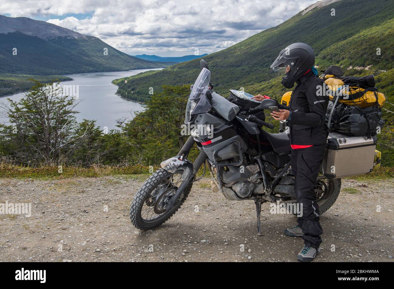 alaska checked bolsa