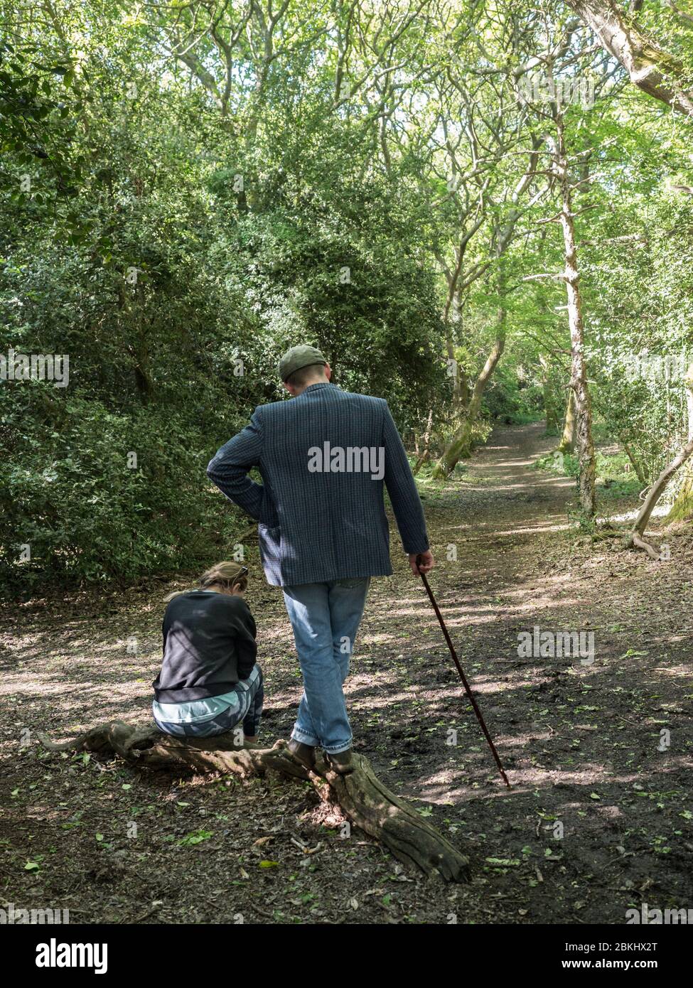 Leaning stick hi-res stock photography and images - Alamy