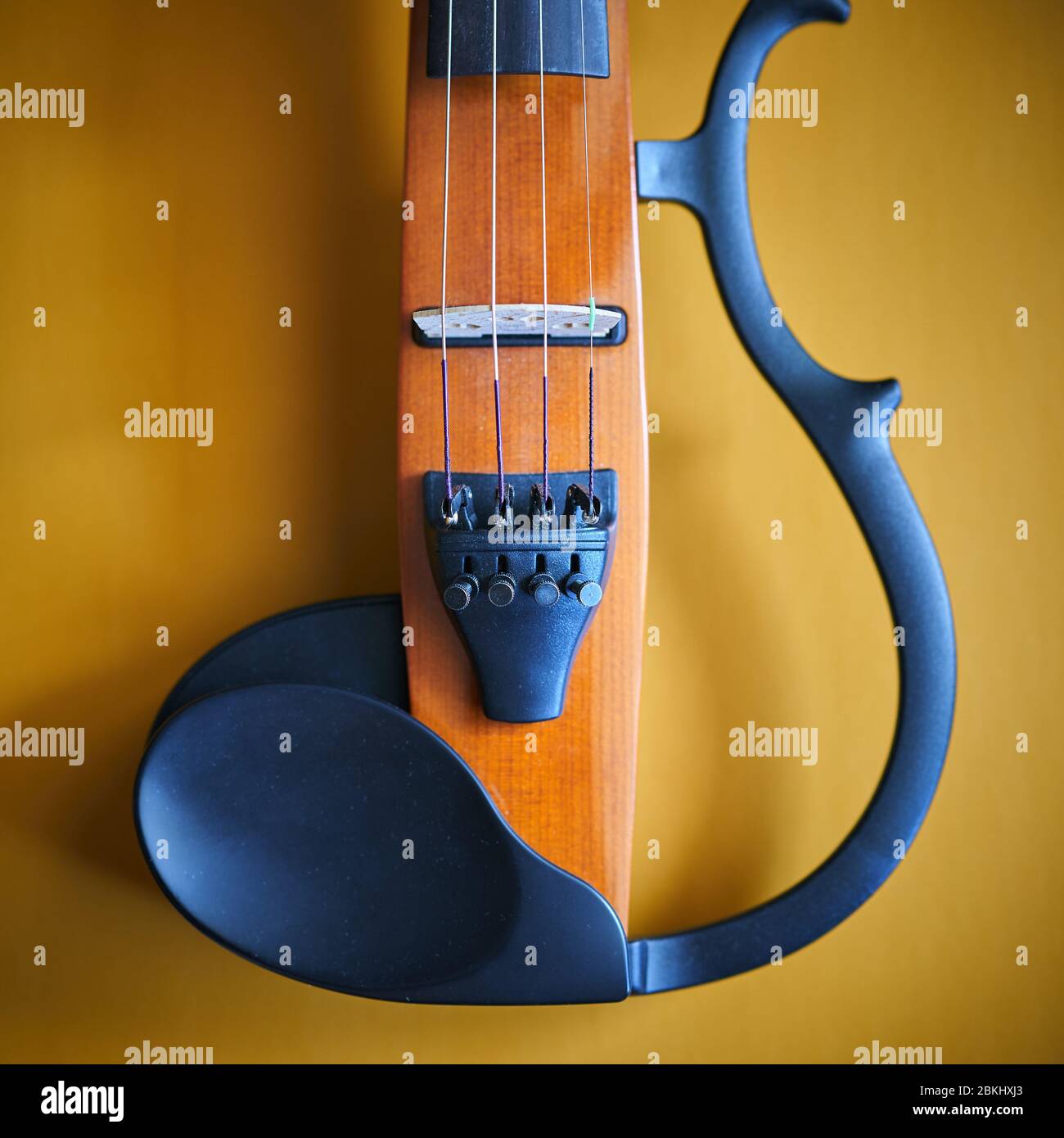 An electric violin Stock Photo Alamy