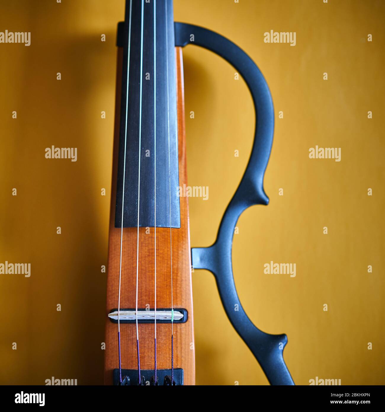 An electric violin Stock Photo Alamy