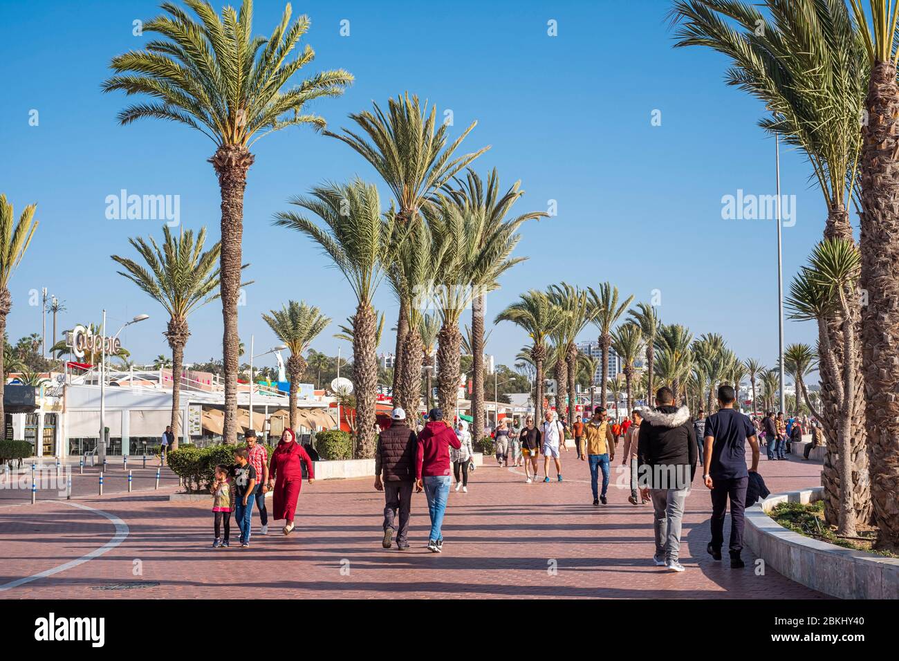 Corniche agadir morocco hi-res stock photography and images - Alamy
