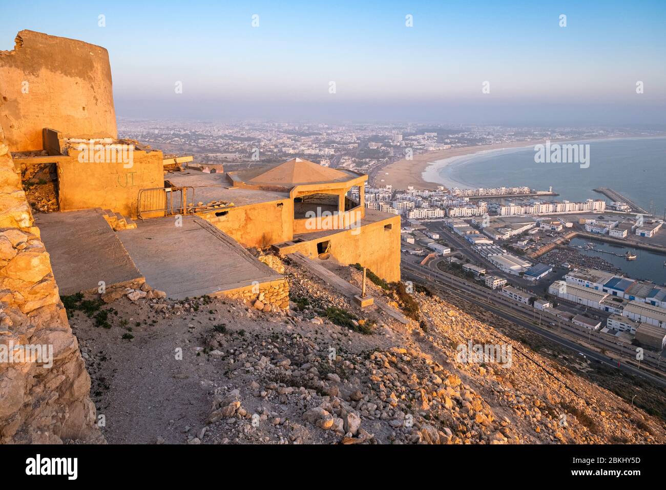 Morocco Souss Massa Region Agadir The Old Kasbah Or Agadir Oufella Overlooks The City Stock Photo Alamy