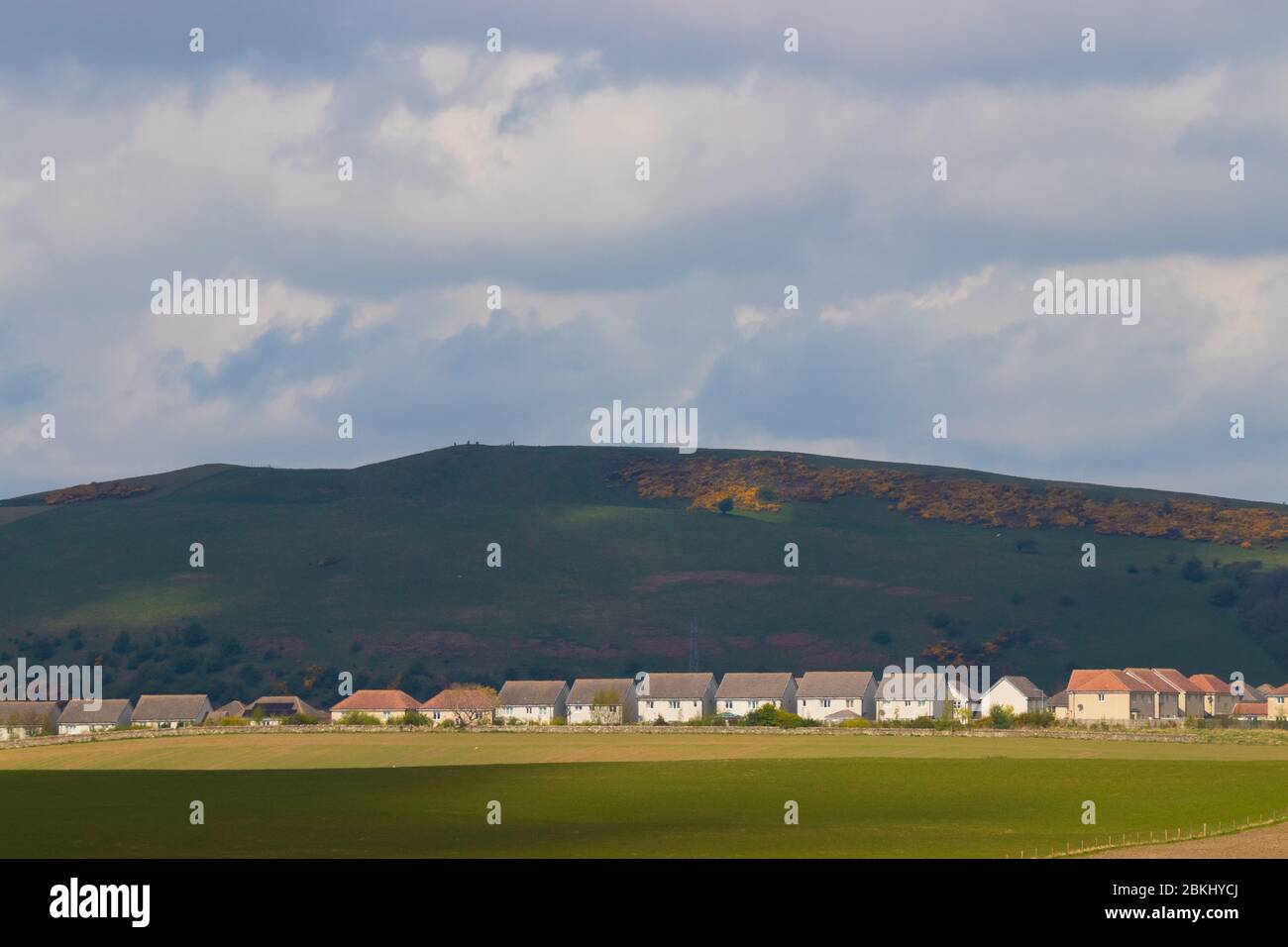 Crossgates with the Hill of Beath behind, Fife, Scotland Stock Photo