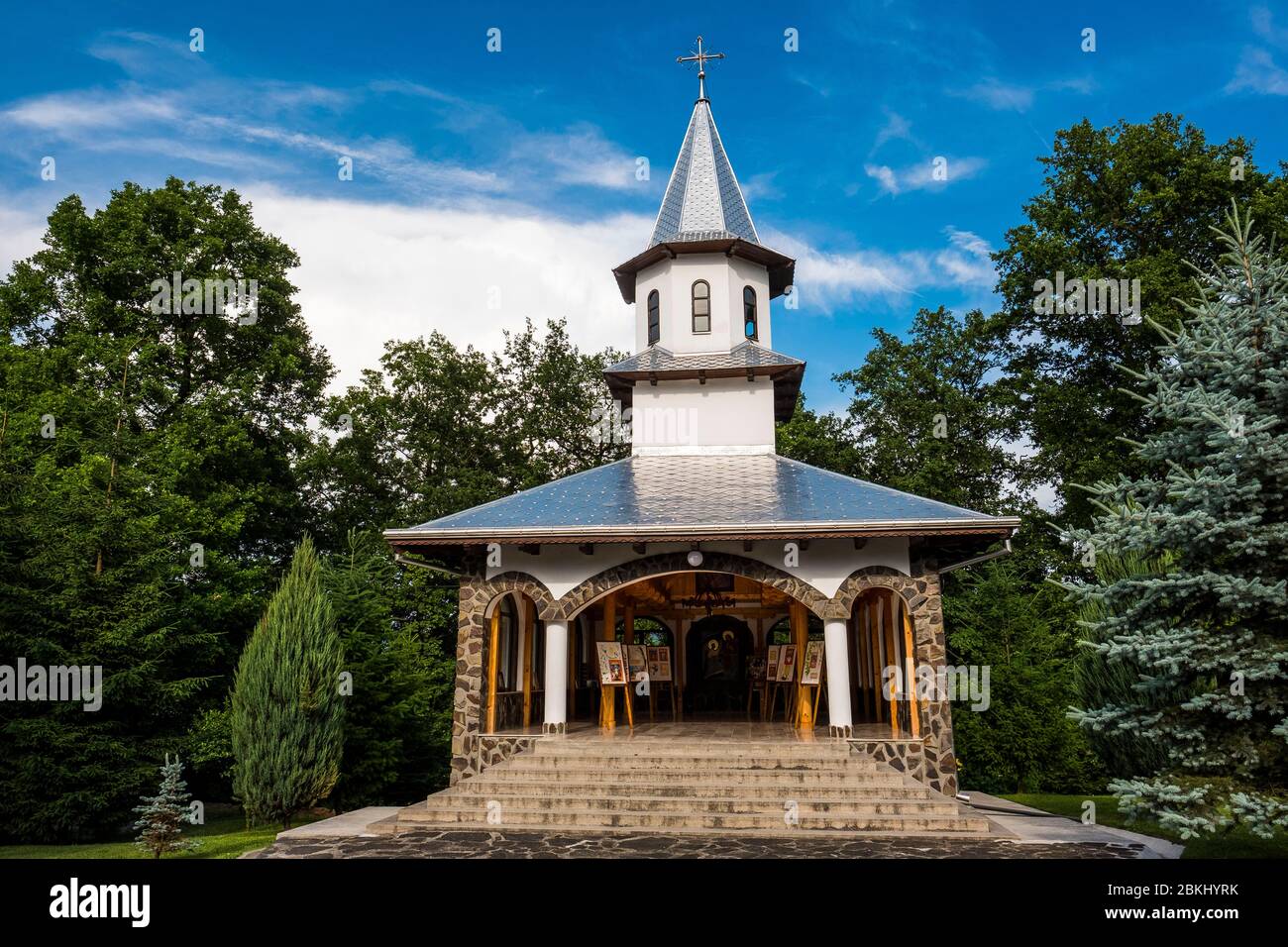 Romania, Alba Judet, Zlatna, Orthodox Monastery Stock Photo