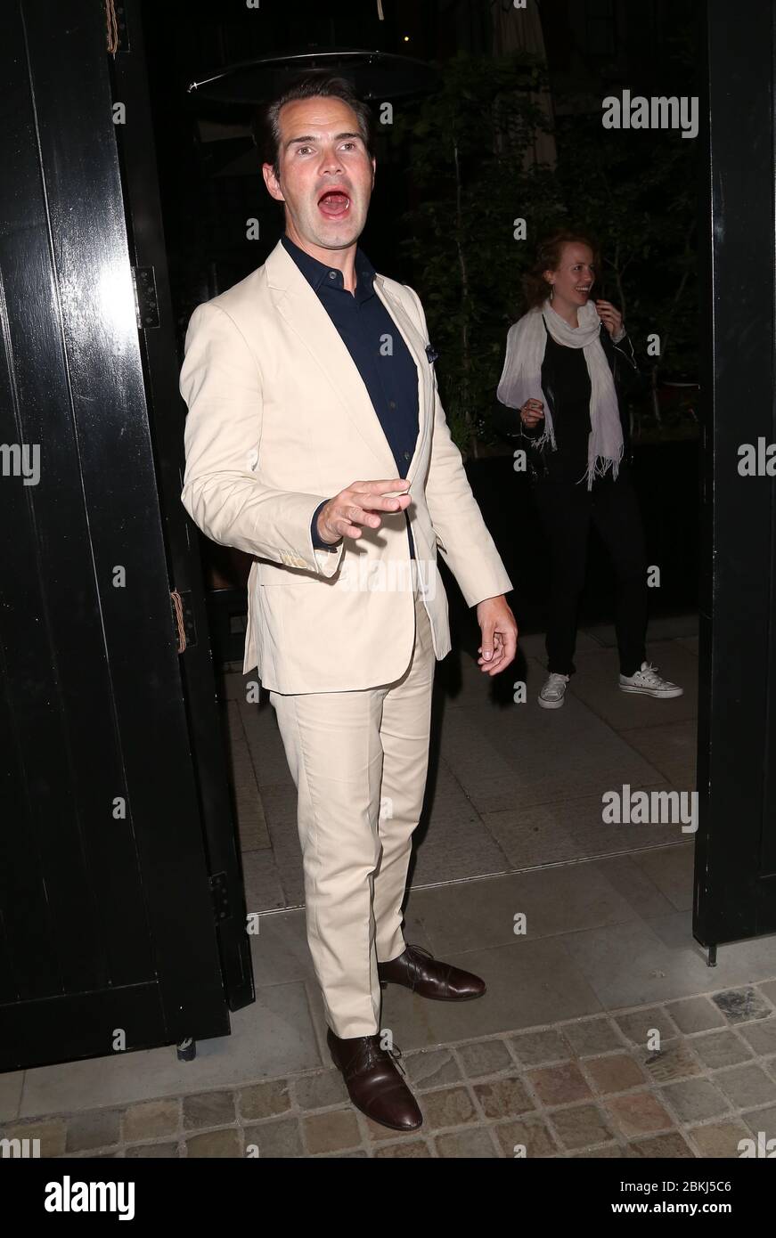 Jimmy Carr The Chiltern Firehouse Restaurant,London,britain Stock Photo