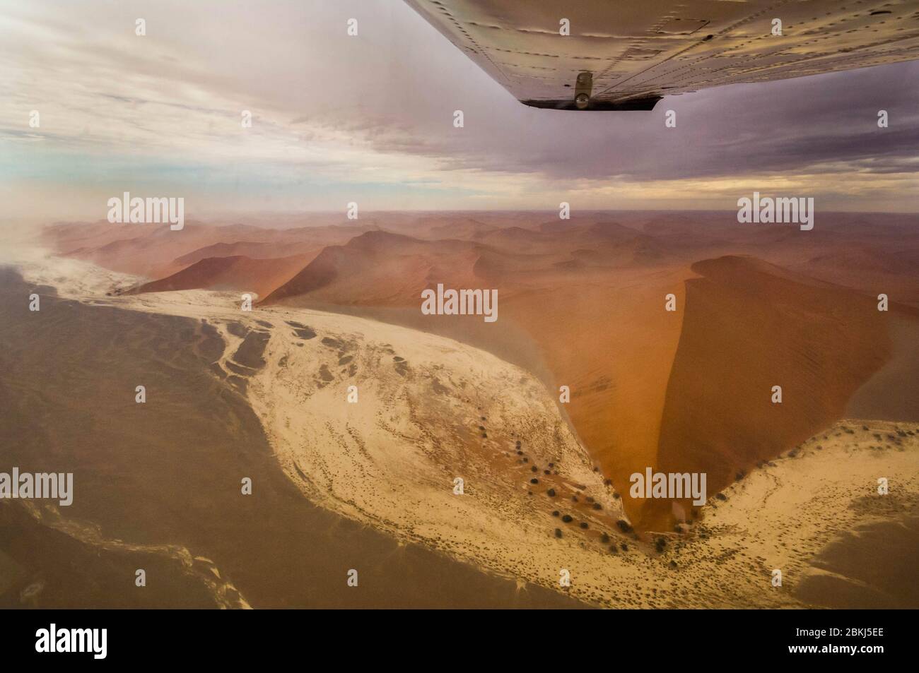 Namibia, Sesriem, Namib Naukluft National Park, Sossusvlei, scenic flight Stock Photo